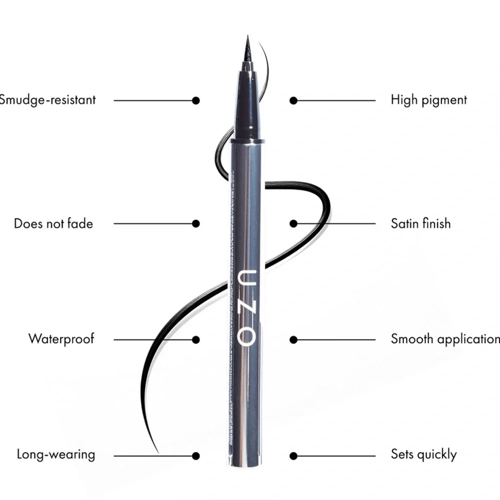 UZO Blaque Liqiude EyeLiner Black NIB